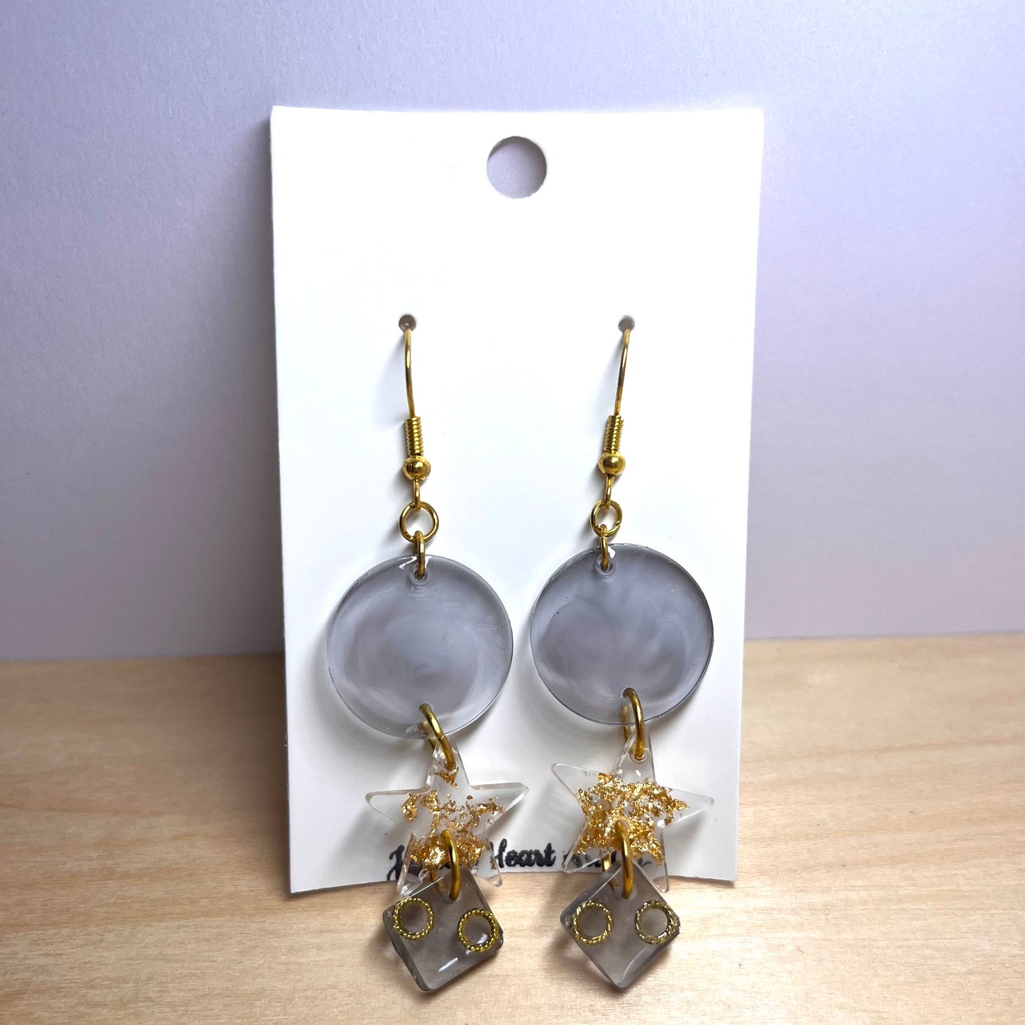 Gilded In Gold Dangle Earrings