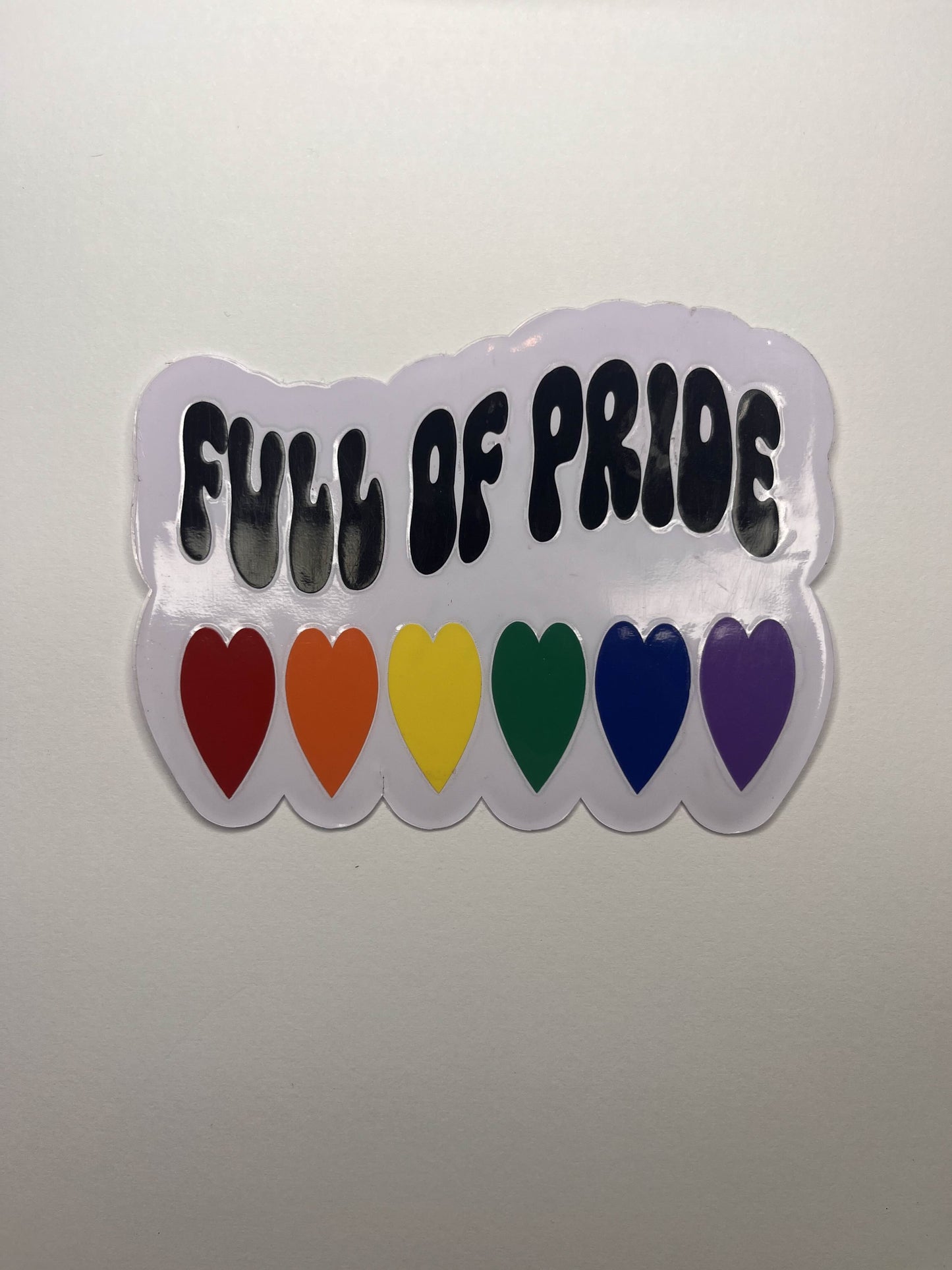 Vinyl Decal Full Of Pride