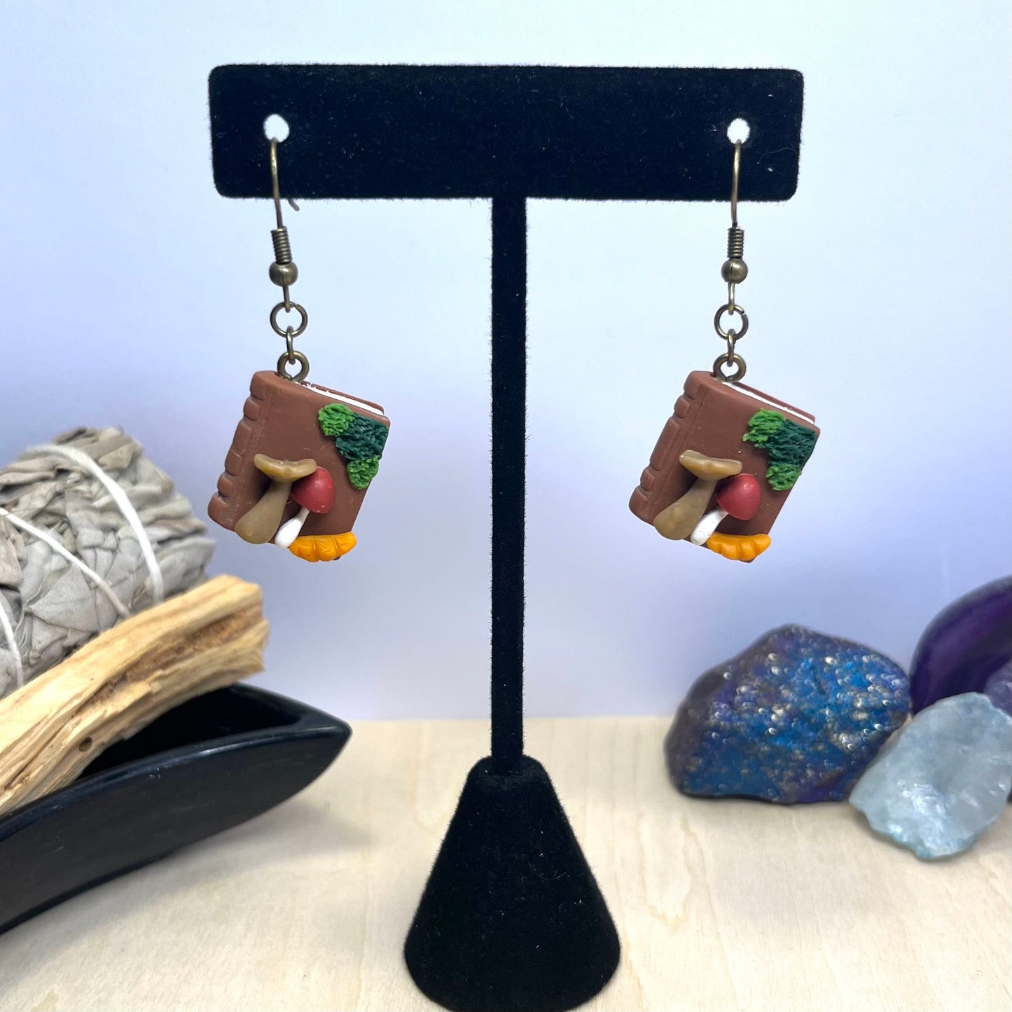 Fungi Encyclopedia Dangle Earrings
