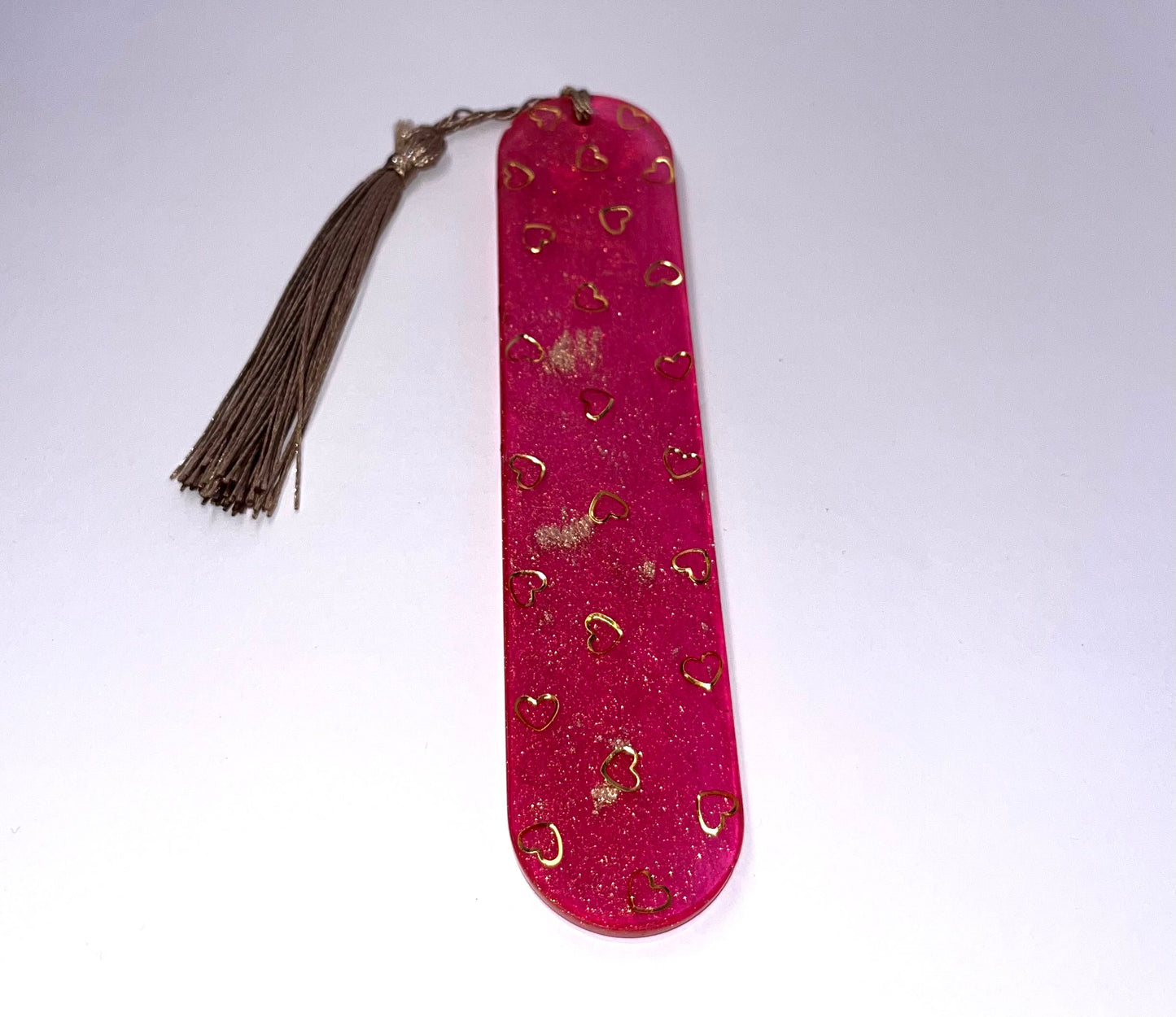 Heart Of Gold Round Edge Bookmark