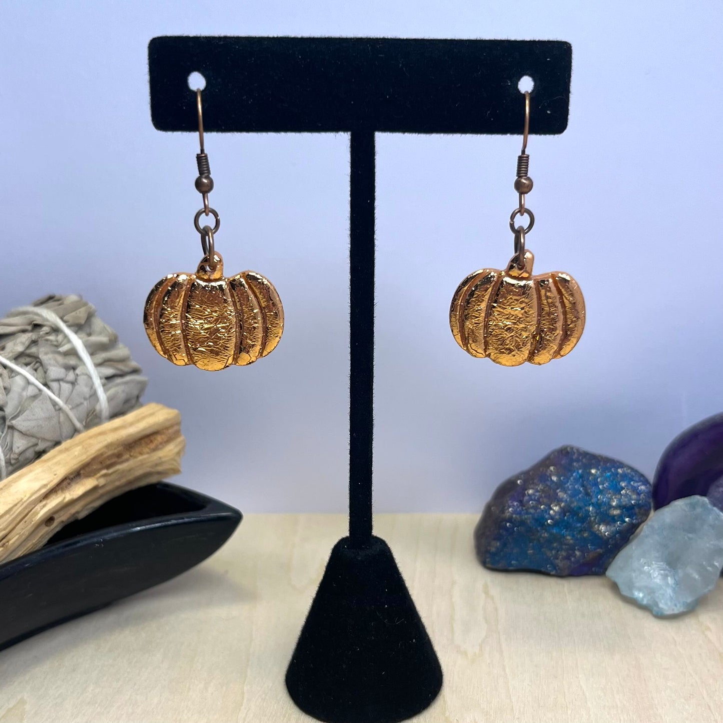 Prized Pumpkin Dangle Earrings