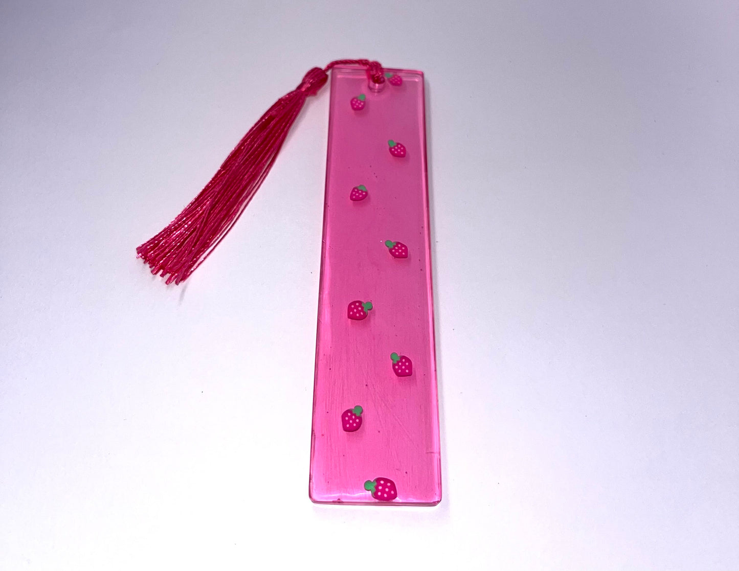 Strawberry Lovers Round Edge Rectangle Bookmark