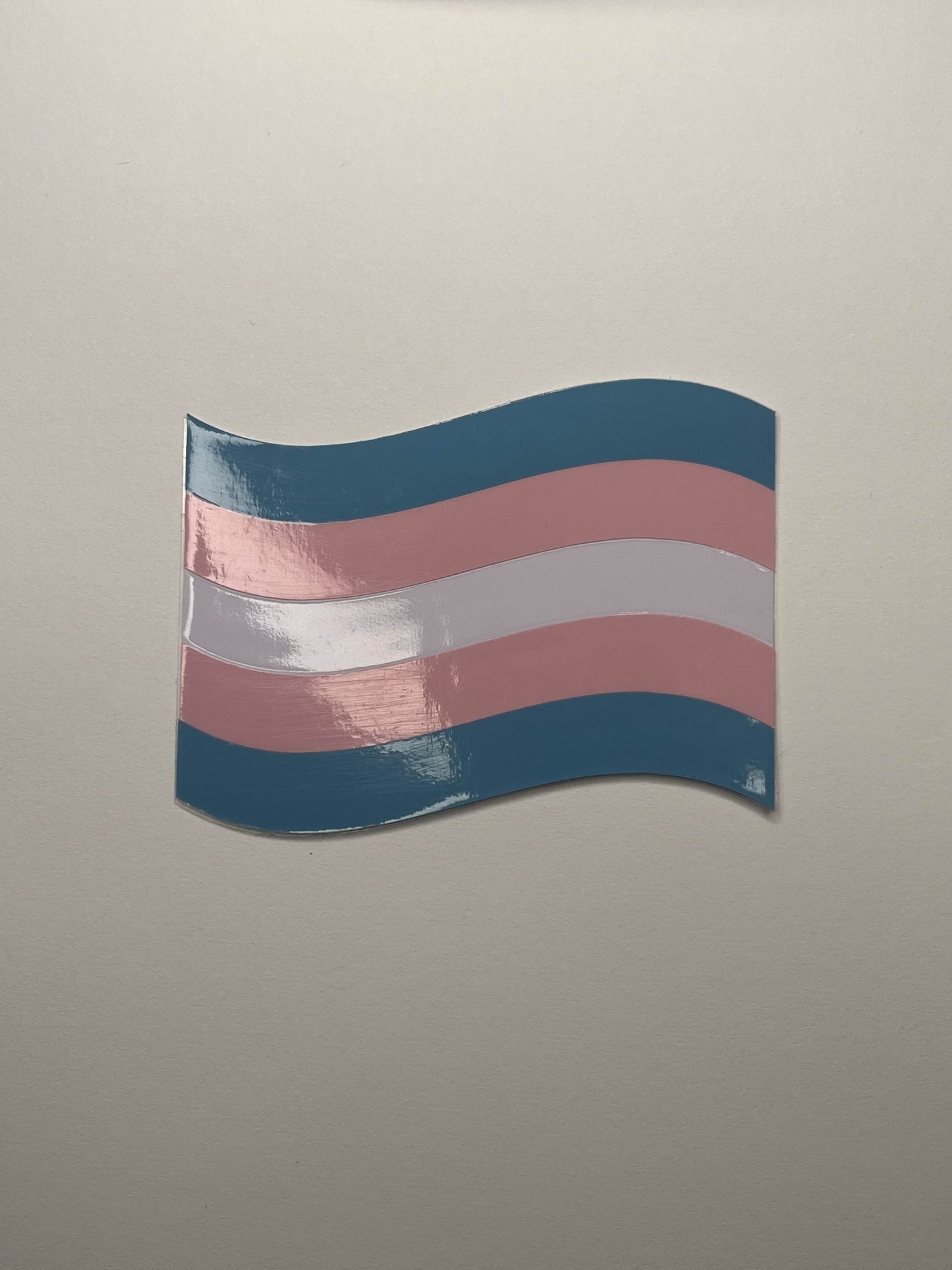 Vinyl Decal Trans Pride Flag