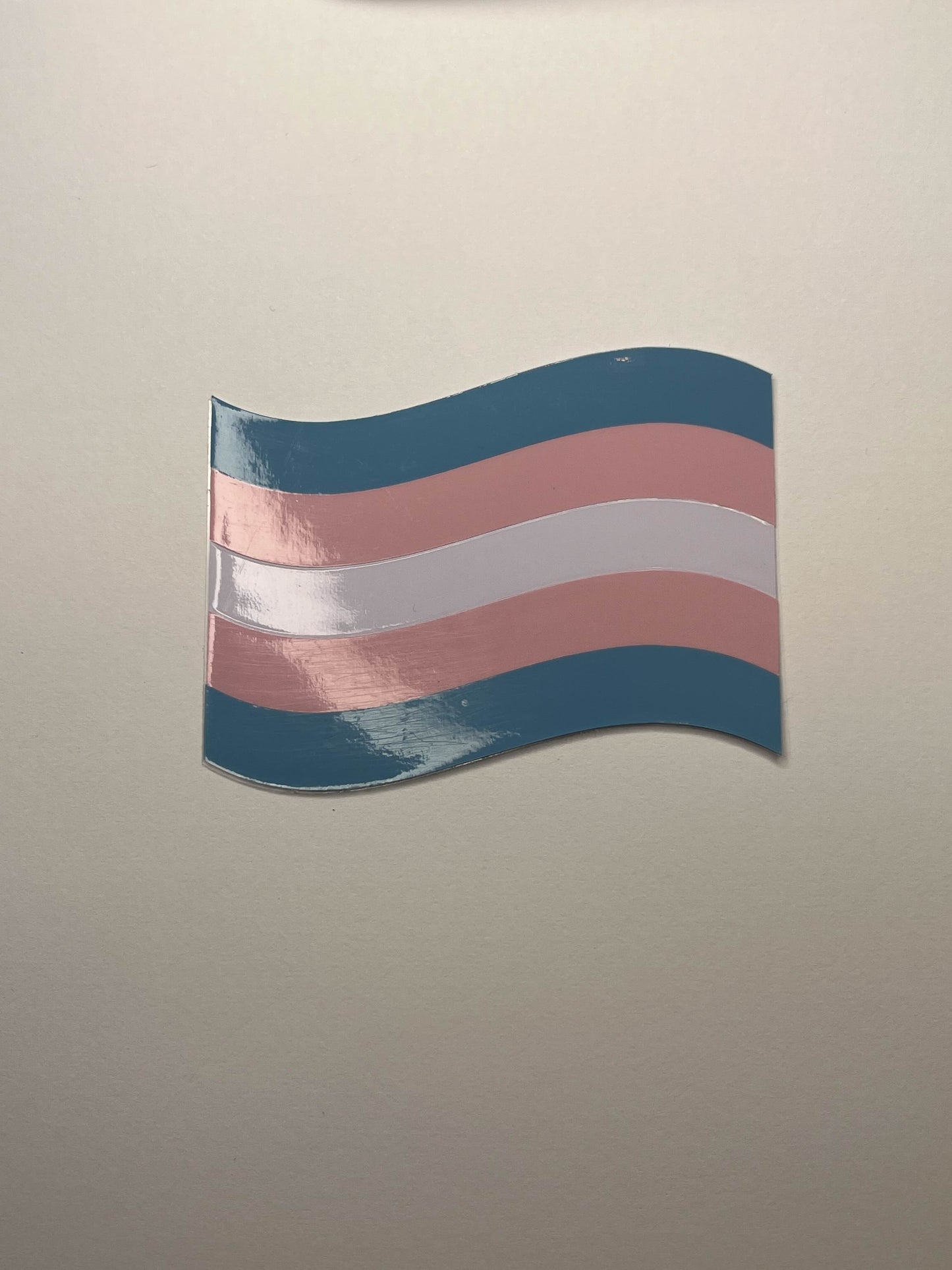 Vinyl Decal Trans Pride Flag