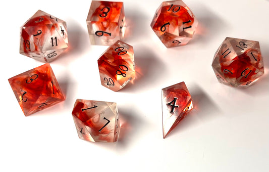 Sharp Edge Polyhedral Tabletop Game Dice Set Of 9 - Dexter