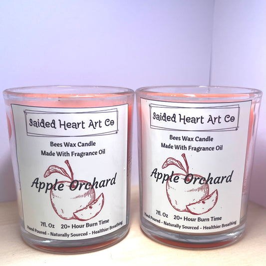 Apple Orchard Natural Bees Wax Candle