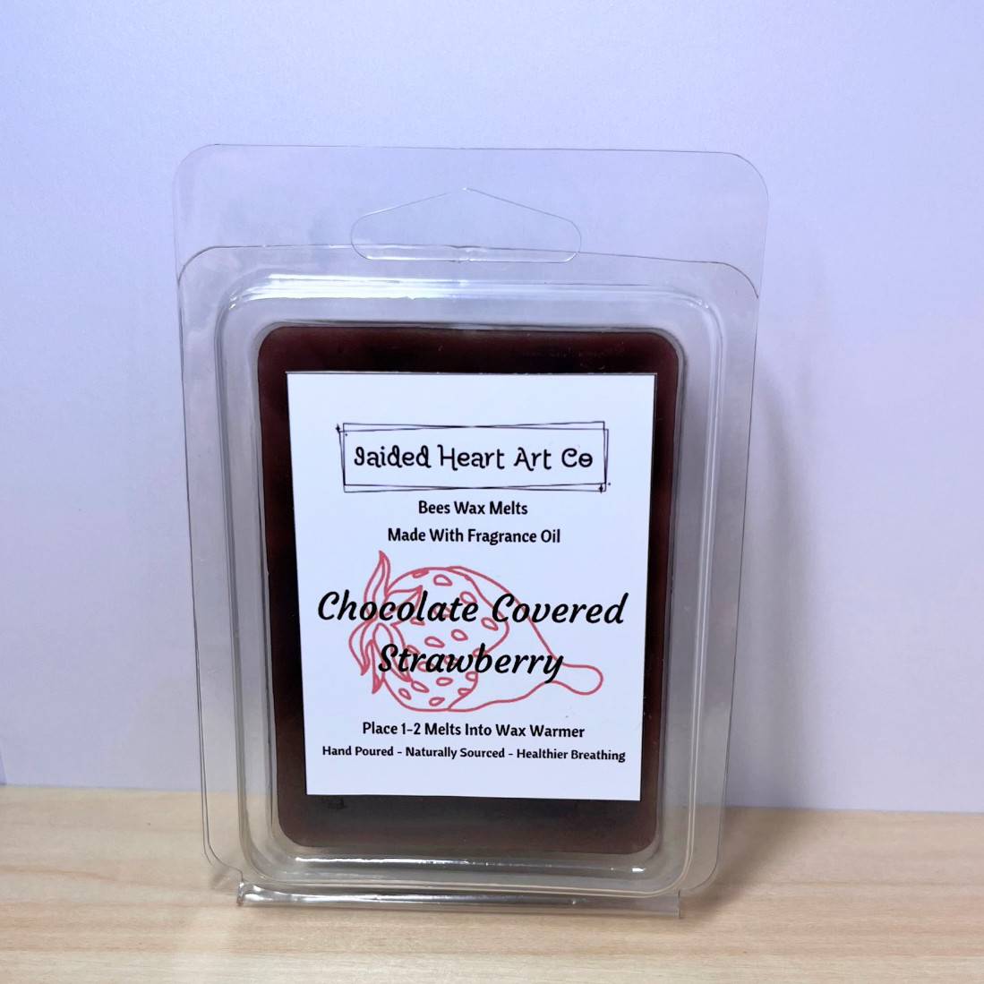 Chocolate Covered Strawberry Natural Bees Wax Melts