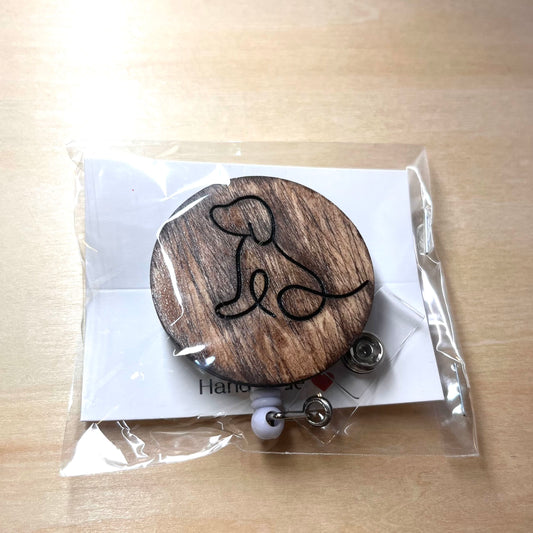 Dog Badge Reel