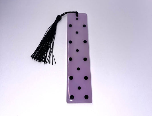 Polka Dotts Round Edge Rectangle Bookmark