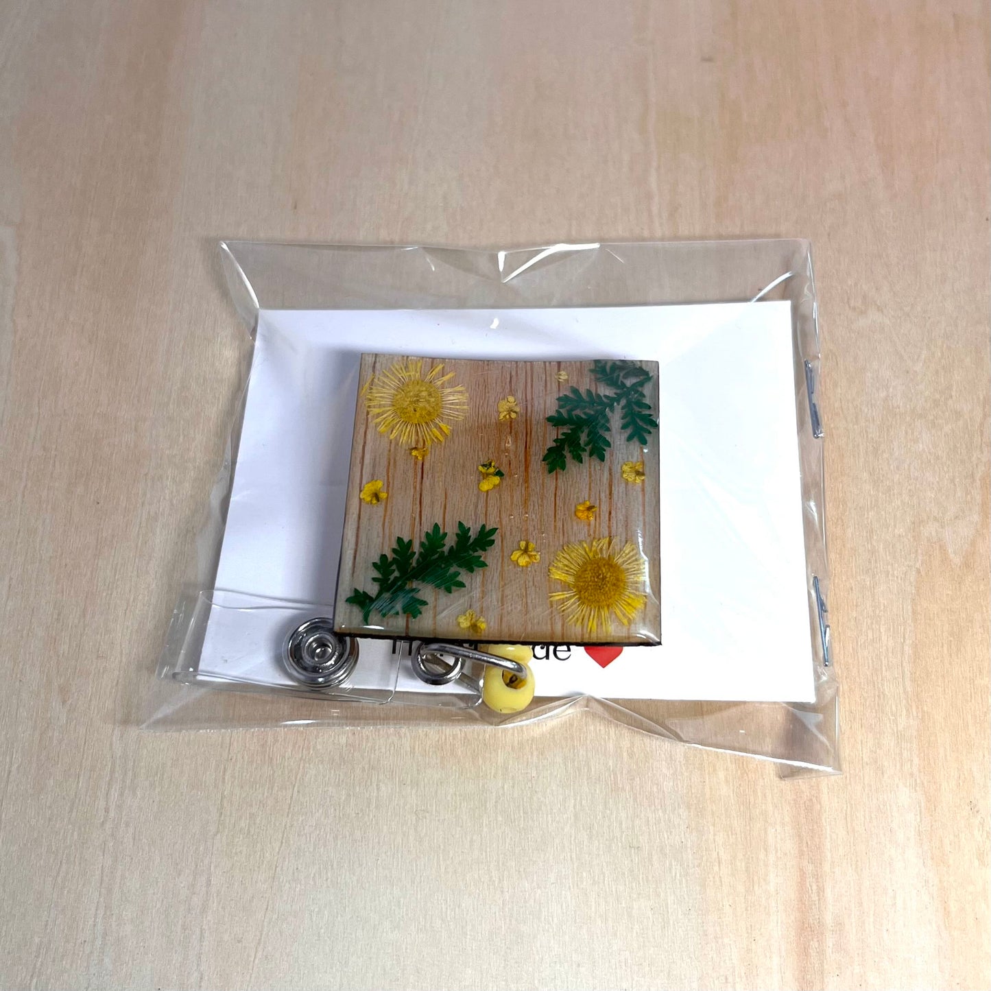 Preserved Flower Badge Reel