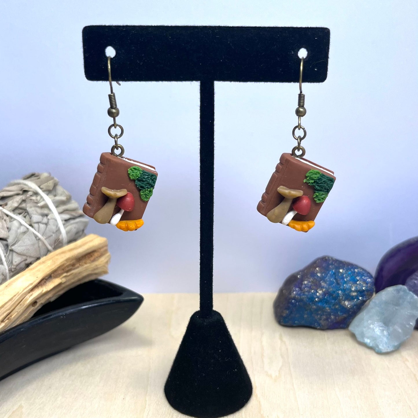 Fungi Encyclopedia Dangle Earrings