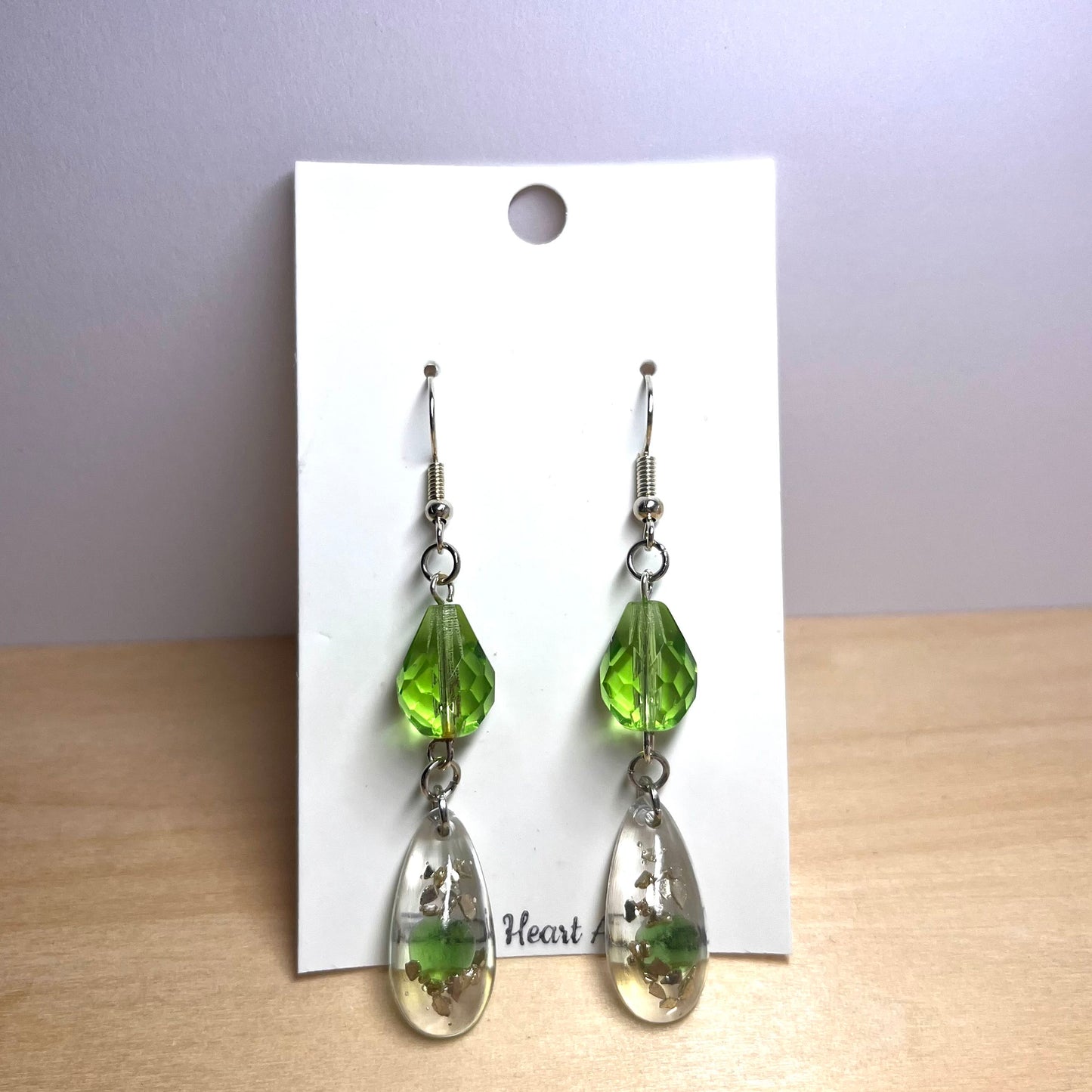 Old Victorian Beaded Dangle Earrings
