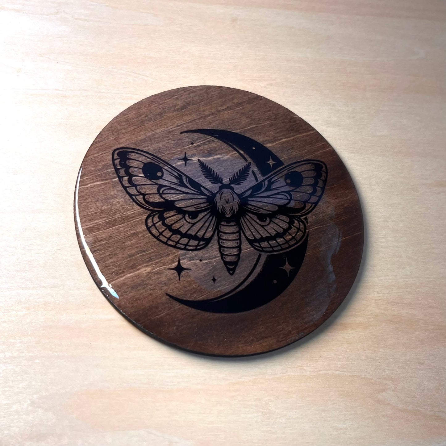 Celestial Moth Coaster
