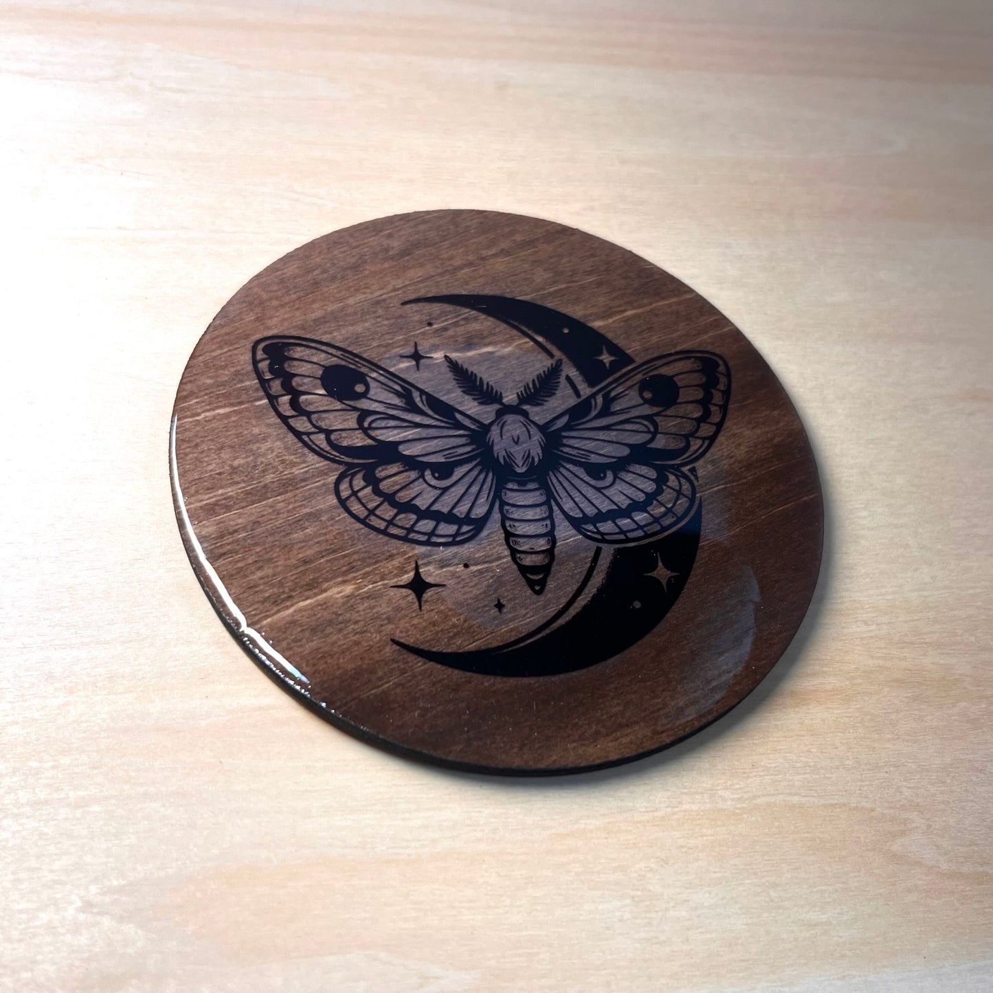 Celestial Moth Coaster