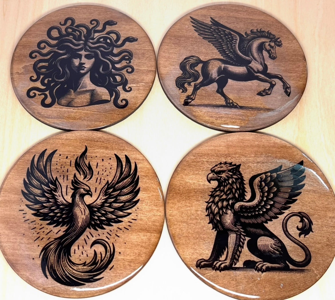 Mythological Creatures Coasters