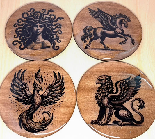 Mythological Creatures Coasters