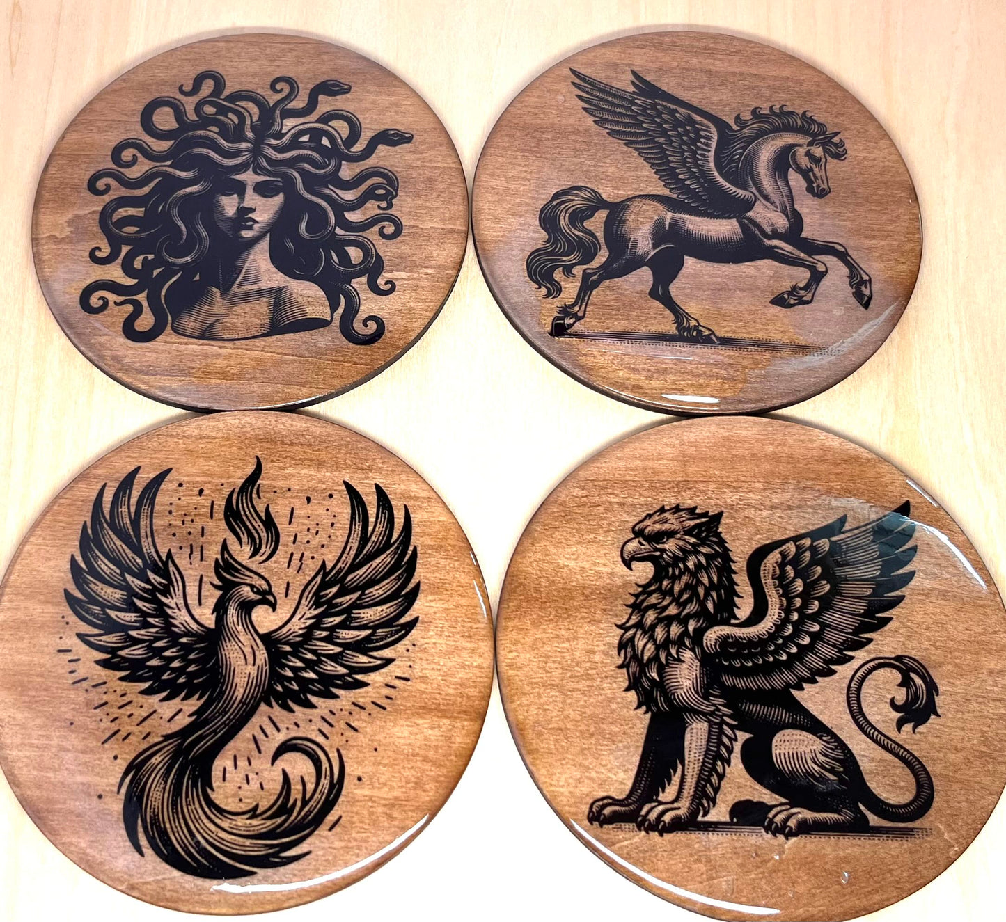 Mythological Creatures Coasters