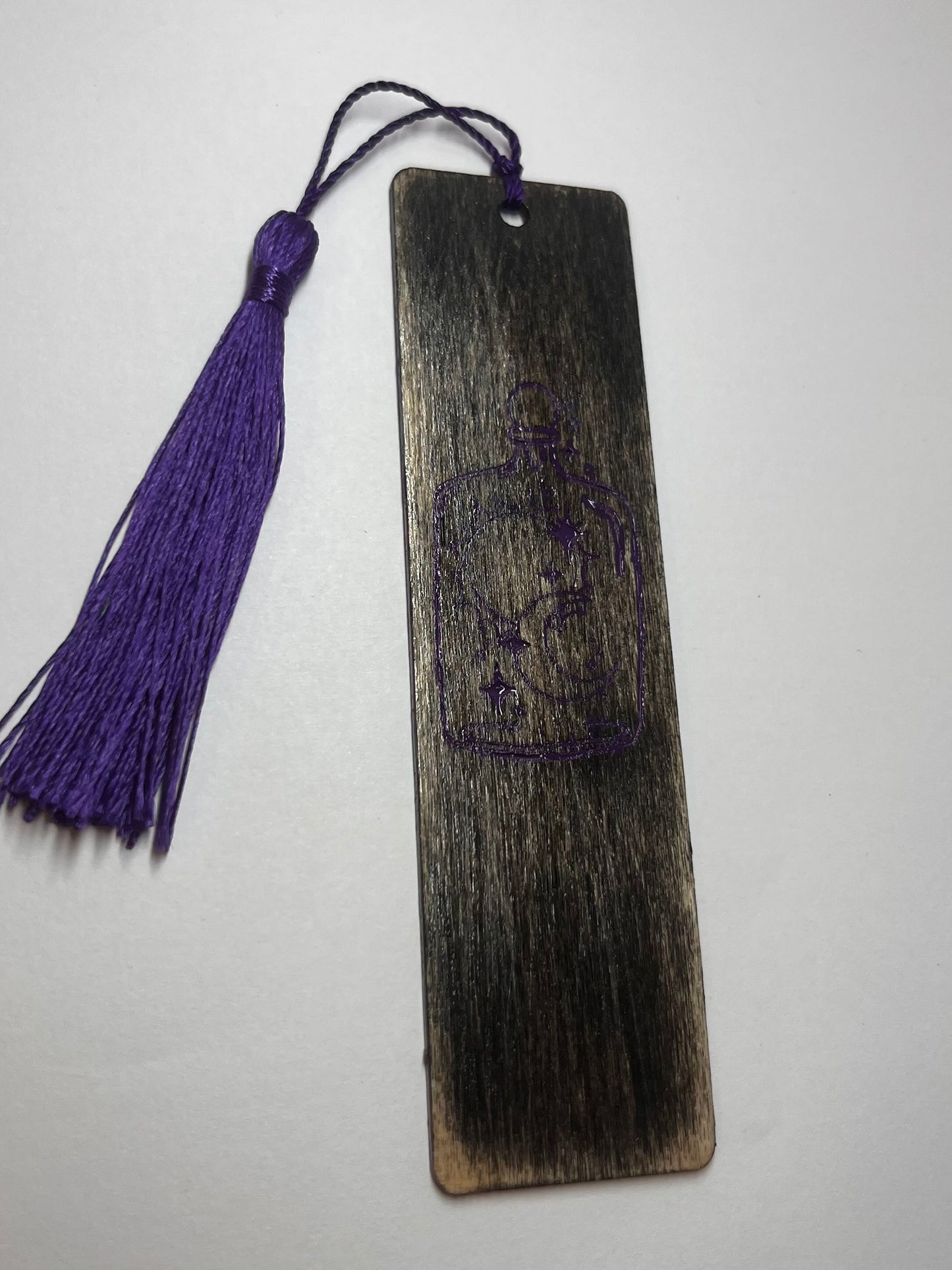 Potion Engraved Wooden Bookmark