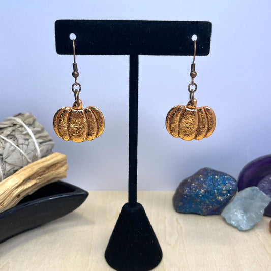 Prized Pumpkin Dangle Earrings