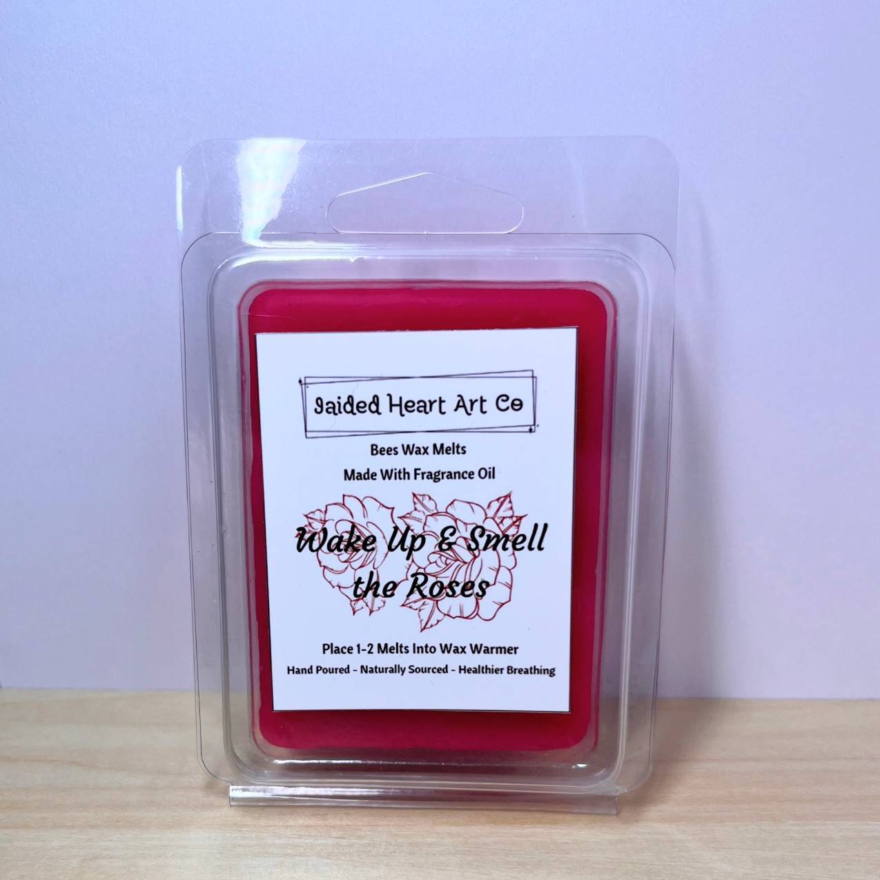 Wake Up & Smell The Roses Natural Bees Wax Melts