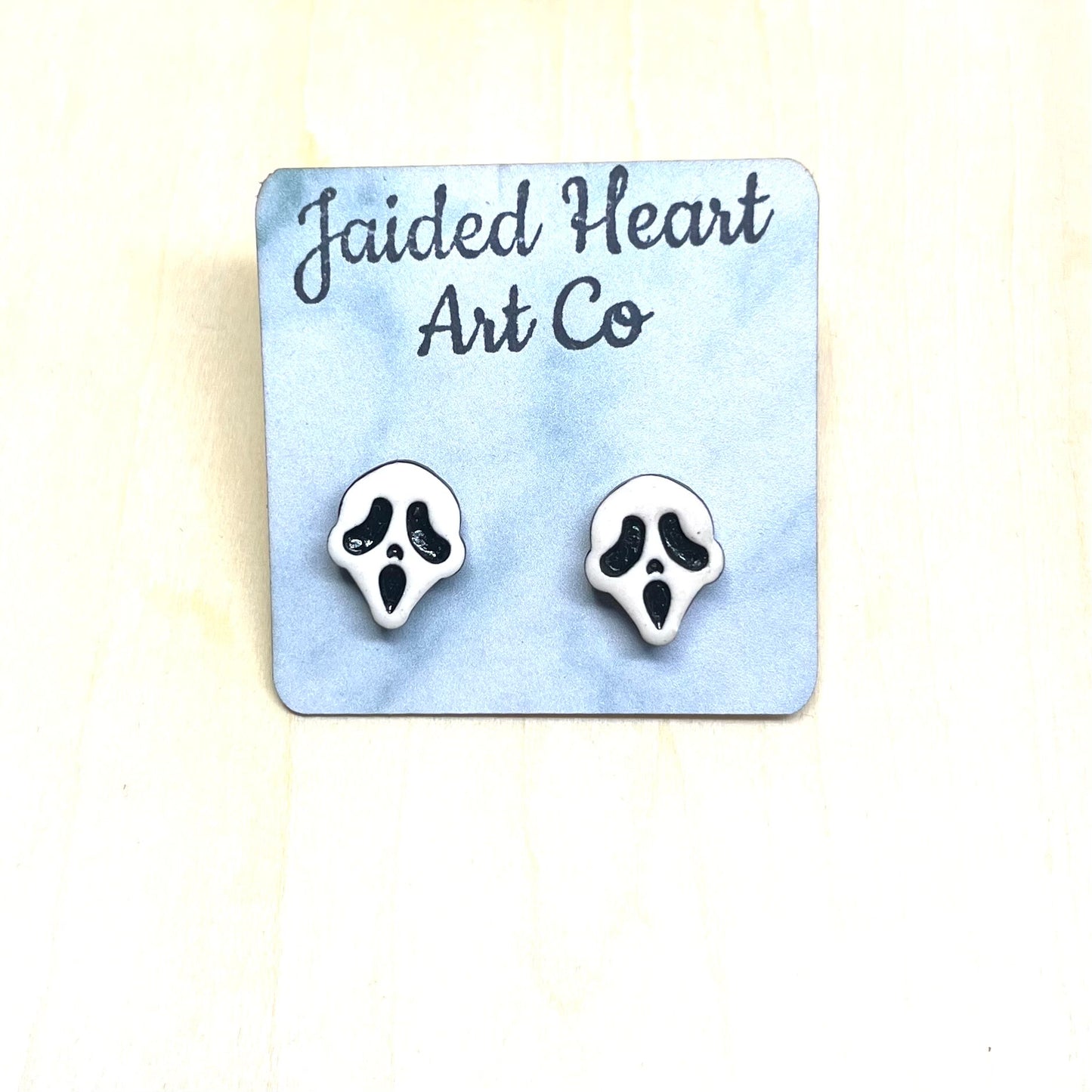 Classic Scream Stud Earrings
