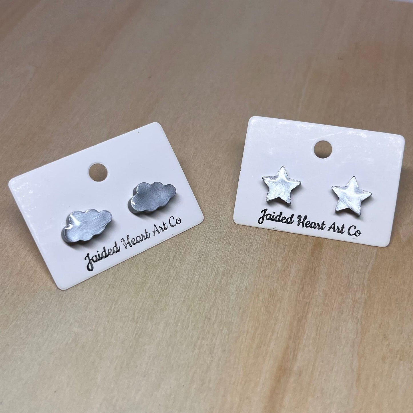 Day and Night Stud Earrings Hypoallergenic Stainless Steel
