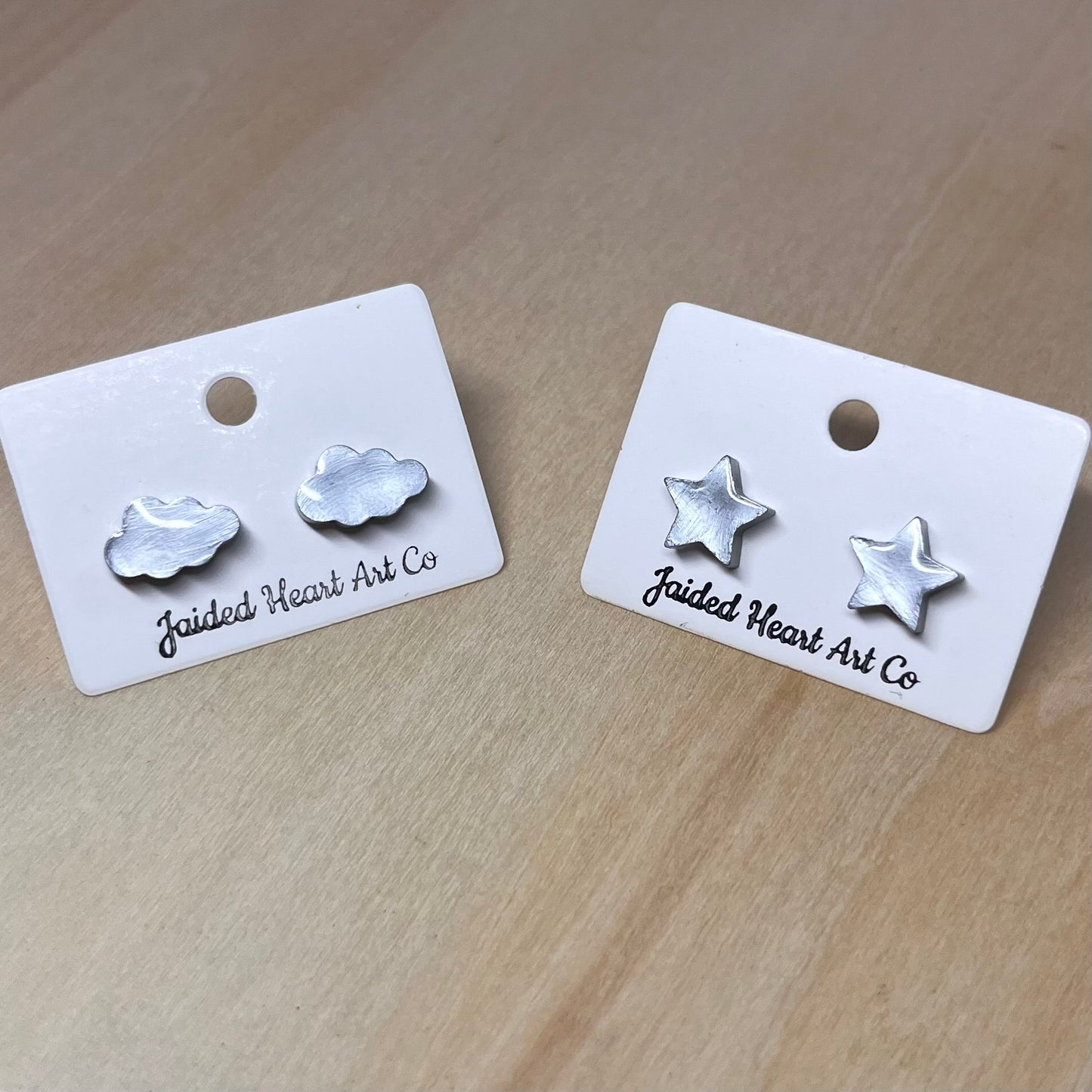 Day and Night Stud Earrings Hypoallergenic Stainless Steel