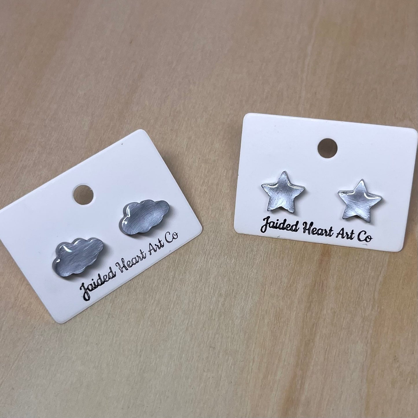 Day and Night Stud Earrings Hypoallergenic Stainless Steel