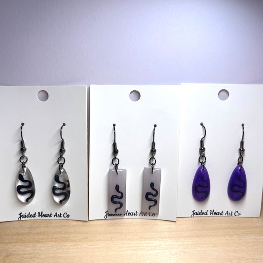 Snake Dangle Earrings