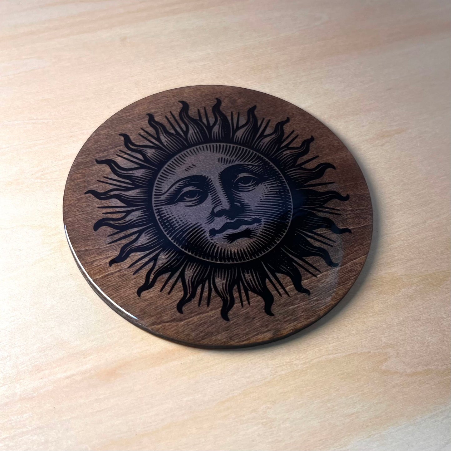 Smirking Sun Coaster