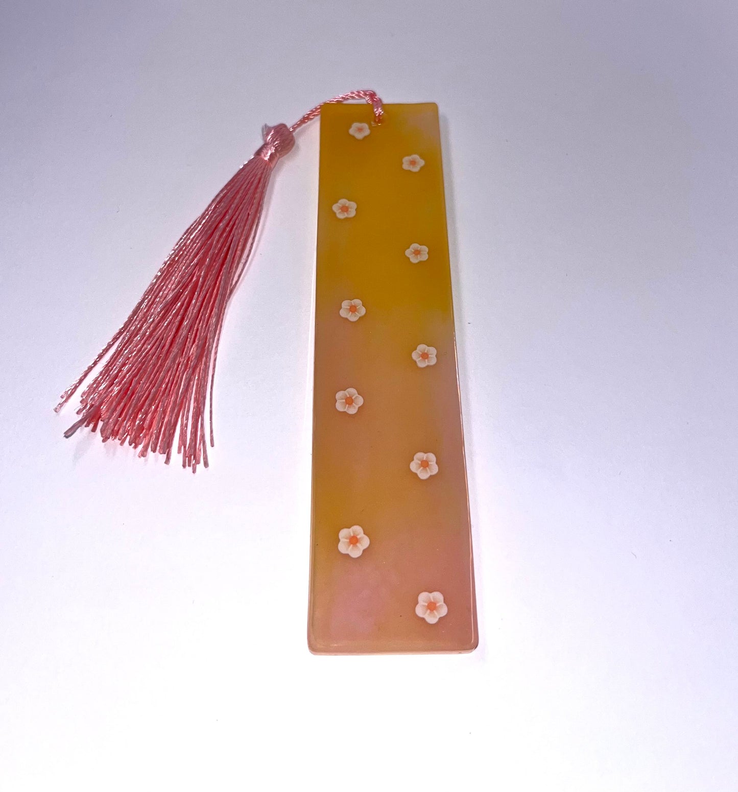 Floral Sorbet Round Edge Rectangle Bookmark