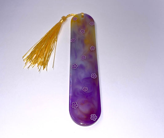 Aloha Floral Round Edge Bookmark